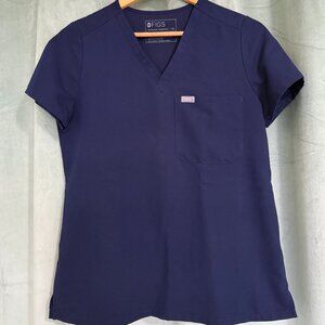 Figs Catarina One-Pocket Scrub Top - XS - Navy